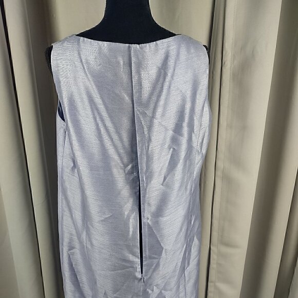LeSuit Little Light Purple Dress Sleeveless Silk Look Size Plus Size 14W - Picture 4 of 8